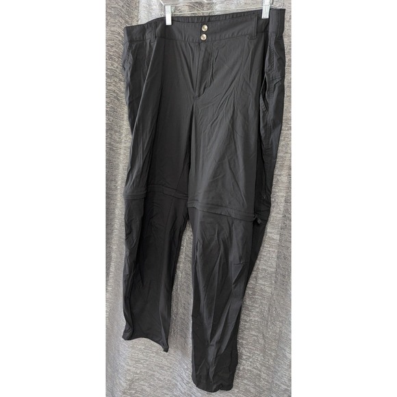 Columbia Omni shield‎ Women Pants Convertible Plus 24W Black - Picture 1 of 12